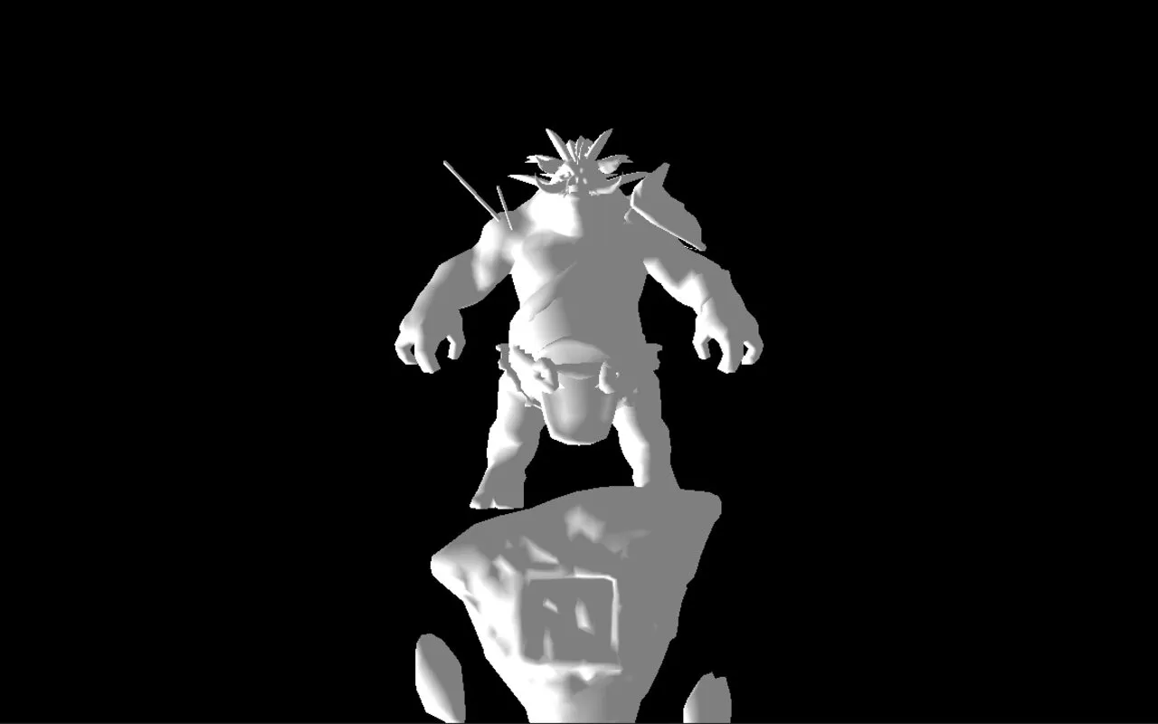 A mesh loaded from a YUGA file